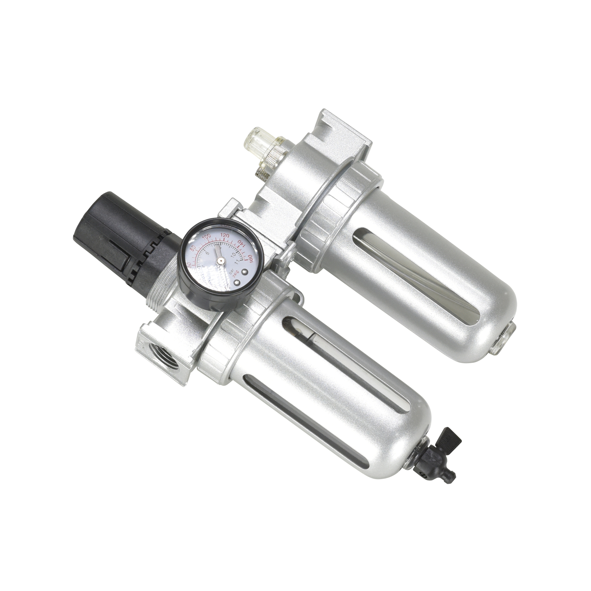 Klutch Air Compressor FilterRegulator Combo, 1/4in. NPT, 20 CFM Northern Tool